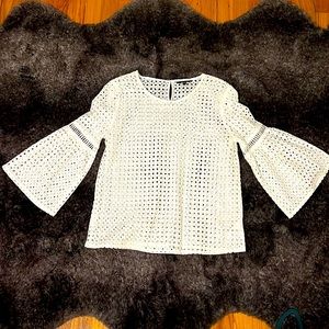 Joe’s collection eyelet top Xs